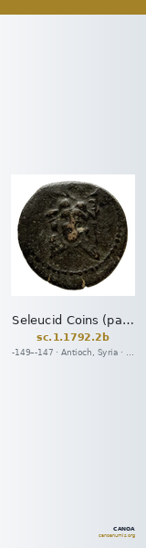Seleucid Coins (part 2) 1792.2b — CANOA