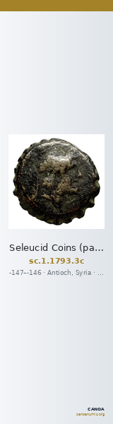 Seleucid Coins (part 2) 1793.3c — CANOA