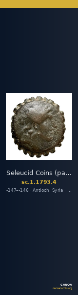 Seleucid Coins (part 2) 1793.4 — CANOA