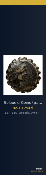 Seleucid Coins (part 2) 1794d — CANOA