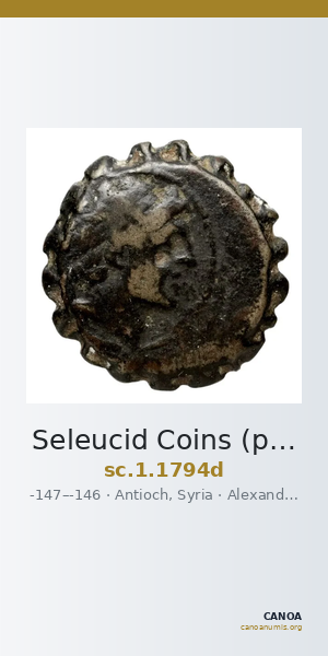 Seleucid Coins (part 2) 1794d — CANOA