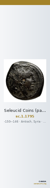Seleucid Coins (part 2) 1795 — CANOA