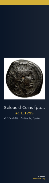Seleucid Coins (part 2) 1795 — CANOA