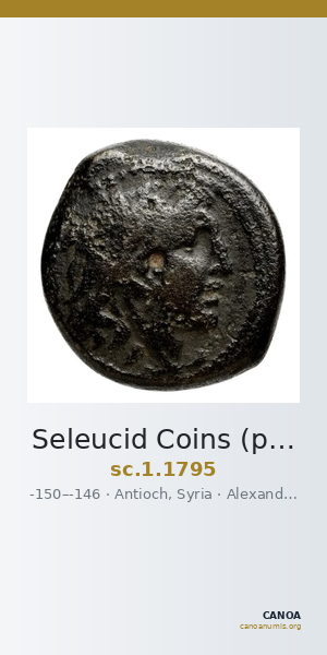 Seleucid Coins (part 2) 1795 — CANOA