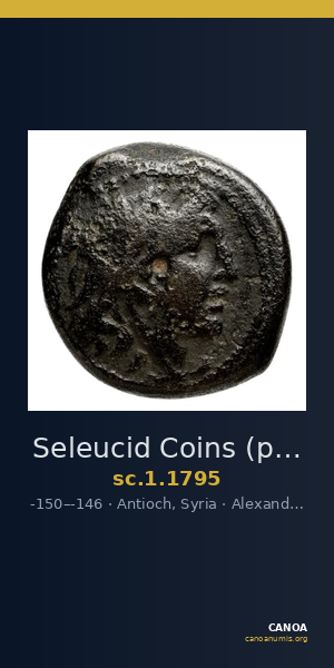 Seleucid Coins (part 2) 1795 — CANOA