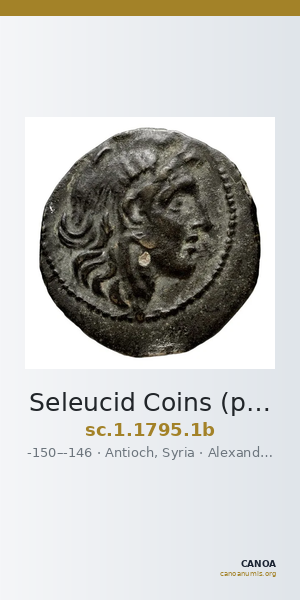 Seleucid Coins (part 2) 1795.1b — CANOA