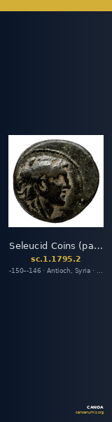 Seleucid Coins (part 2) 1795.2 — CANOA