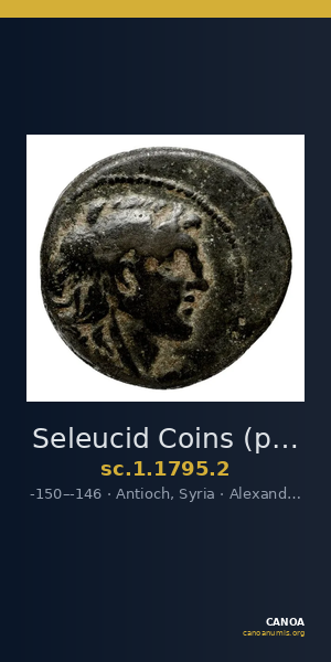 Seleucid Coins (part 2) 1795.2 — CANOA