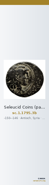 Seleucid Coins (part 2) 1795.3b — CANOA
