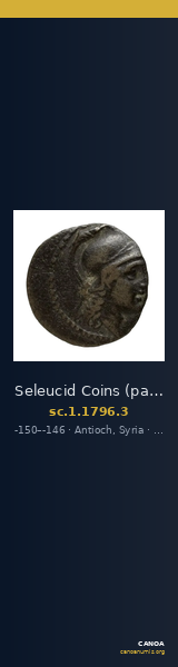 Seleucid Coins (part 2) 1796.3 — CANOA