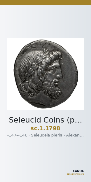Seleucid Coins (part 2) 1798 — CANOA