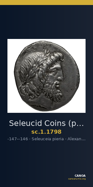 Seleucid Coins (part 2) 1798 — CANOA