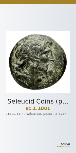 Seleucid Coins (part 2) 1801 — CANOA