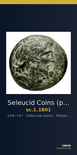 Seleucid Coins (part 2) 1801 — CANOA