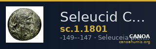 Seleucid Coins (part 2) 1801 — CANOA