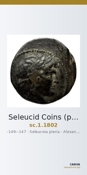 Seleucid Coins (part 2) 1802 — CANOA