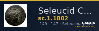 Seleucid Coins (part 2) 1802 — CANOA