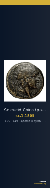 Seleucid Coins (part 2) 1803 — CANOA
