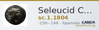 Seleucid Coins (part 2) 1804 — CANOA