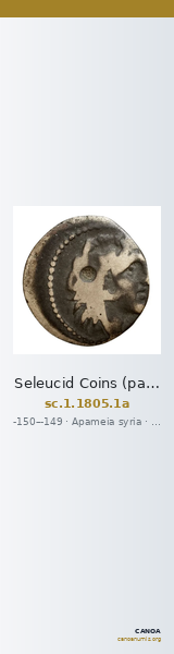 Seleucid Coins (part 2) 1805.1a — CANOA