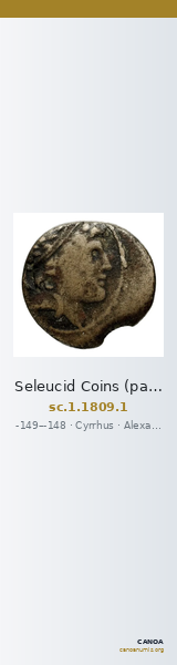 Seleucid Coins (part 2) 1809.1 — CANOA
