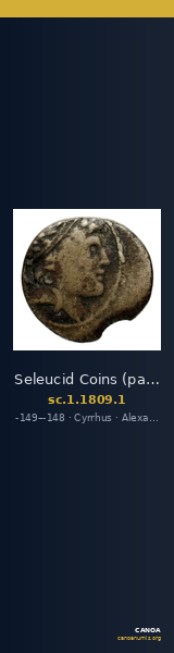 Seleucid Coins (part 2) 1809.1 — CANOA