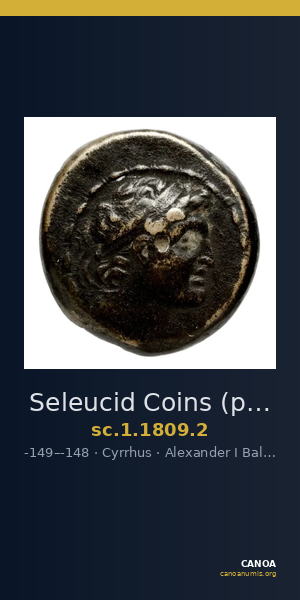 Seleucid Coins (part 2) 1809.2 — CANOA