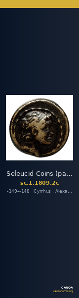 Seleucid Coins (part 2) 1809.2c — CANOA