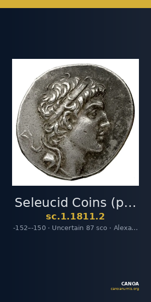 Seleucid Coins (part 2) 1811.2 — CANOA