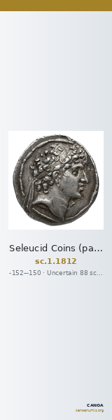 Seleucid Coins (part 2) 1812 — CANOA