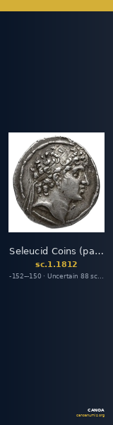 Seleucid Coins (part 2) 1812 — CANOA