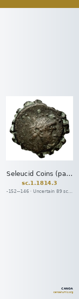 Seleucid Coins (part 2) 1814.3 — CANOA
