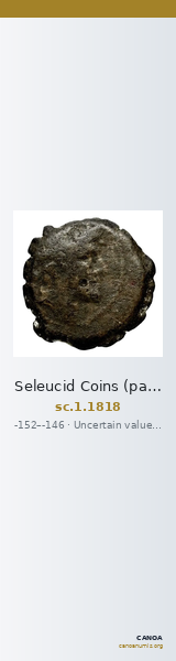 Seleucid Coins (part 2) 1818 — CANOA