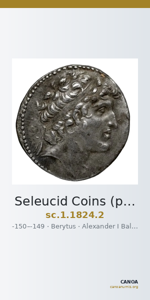 Seleucid Coins (part 2) 1824.2 — CANOA