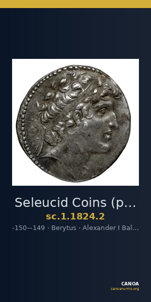 Seleucid Coins (part 2) 1824.2 — CANOA
