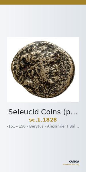 Seleucid Coins (part 2) 1828 — CANOA