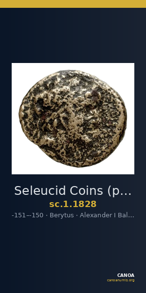 Seleucid Coins (part 2) 1828 — CANOA