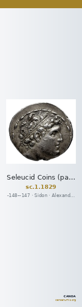 Seleucid Coins (part 2) 1829 — CANOA