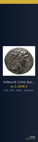 Seleucid Coins (part 2) 1830.1 — CANOA