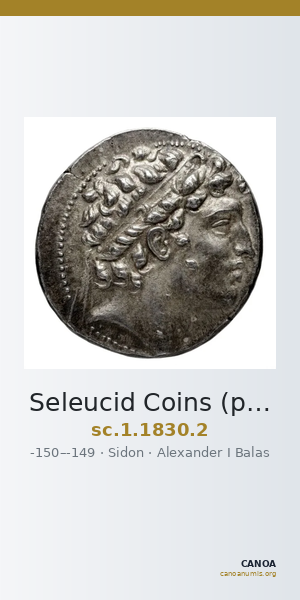 Seleucid Coins (part 2) 1830.2 — CANOA