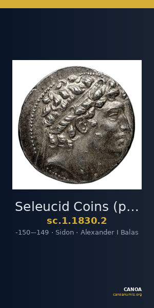 Seleucid Coins (part 2) 1830.2 — CANOA