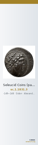 Seleucid Coins (part 2) 1831.3 — CANOA