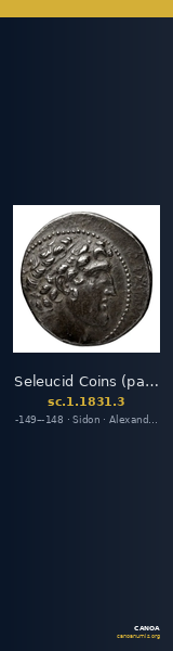 Seleucid Coins (part 2) 1831.3 — CANOA