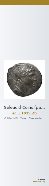 Seleucid Coins (part 2) 1835.2b — CANOA