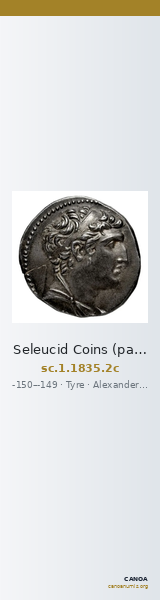 Seleucid Coins (part 2) 1835.2c — CANOA