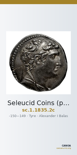 Seleucid Coins (part 2) 1835.2c — CANOA