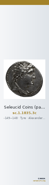 Seleucid Coins (part 2) 1835.3c — CANOA