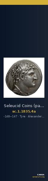 Seleucid Coins (part 2) 1835.4a — CANOA