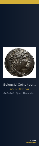 Seleucid Coins (part 2) 1835.5a — CANOA