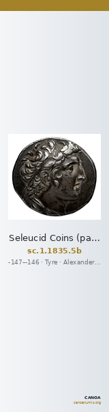 Seleucid Coins (part 2) 1835.5b — CANOA